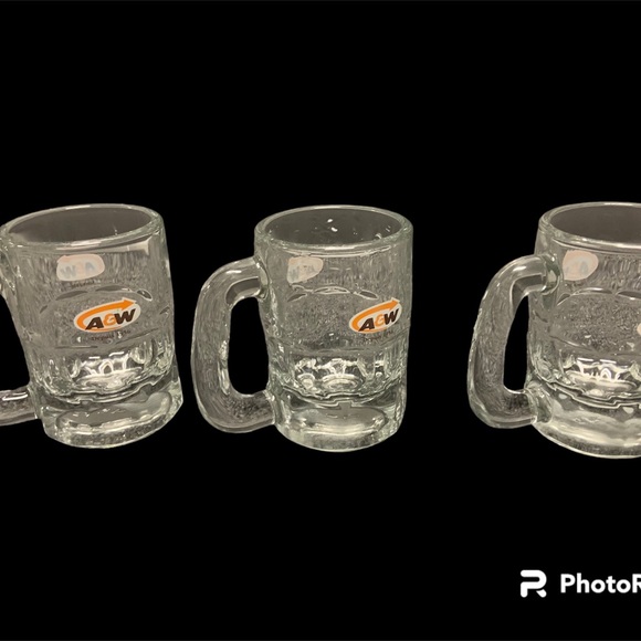 Collectable mint condition three A&W mugs 3.5 inches high 2 inch diameter. - Picture 8 of 8